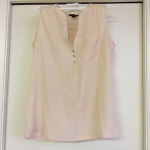 H&M light pink sleeveless blouse